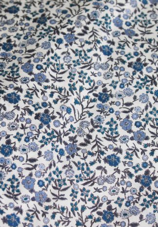 TweedySmith Blue Floral Liberty Print fabric