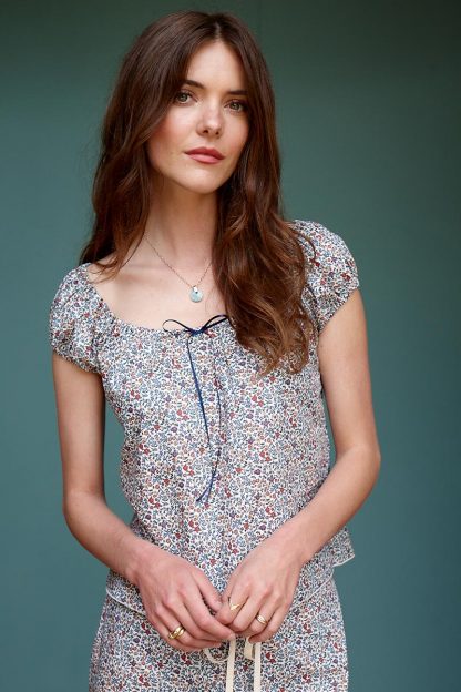 Gracie Top in Multicoloured Floral