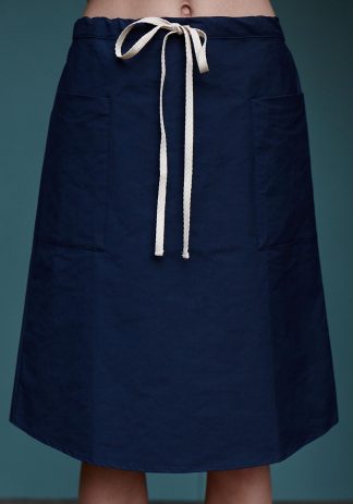 Mary Skirt in Navy Cotton